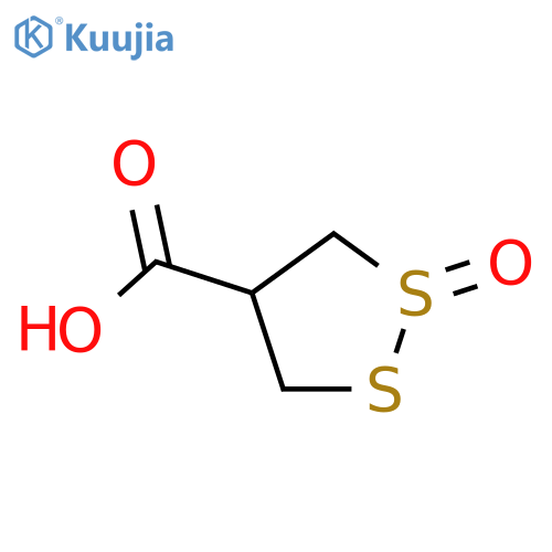 1,2-Dithiolane-4-carboxylicacid, 1-oxide structure