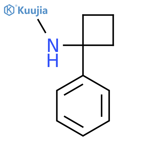 N-Methyl-1-phenylcyclobutanamine structure