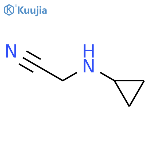 Acetonitrile, (cyclopropylamino)- structure