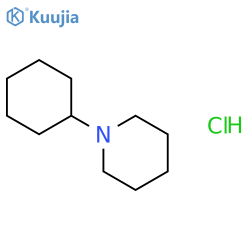1-cyclohexylpiperidine hydrochloride (1:1) structure
