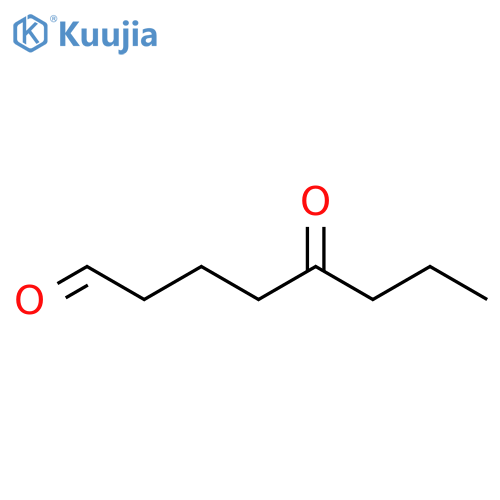 Octanal, 5-oxo- structure