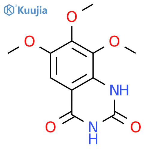 6,7,8-Trimethoxy-2,4(1H,3H)-quinazolinedione structure