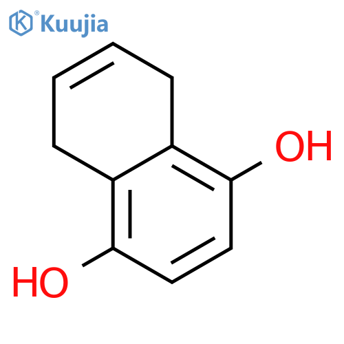 1,4-Naphthalenediol,5,8-dihydro- structure