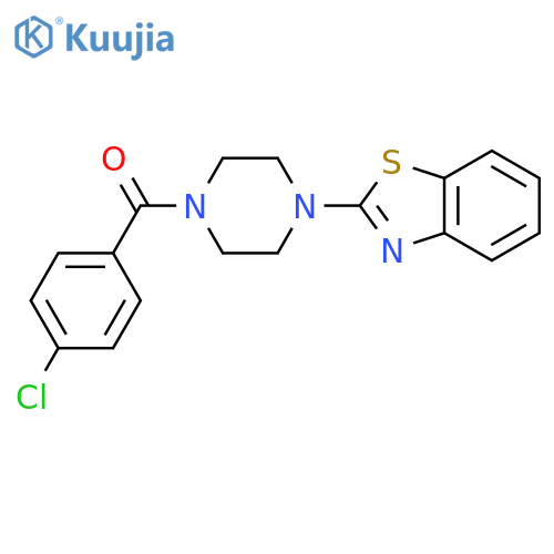2-[4-(4-Chlorobenzoyl)piperazin-1-yl]-1,3-benzothiazole structure