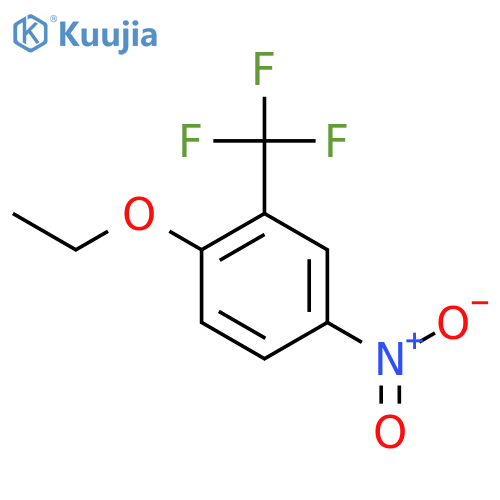 1-Ethoxy-4-nitro-2-(trifluoromethyl)benzene structure
