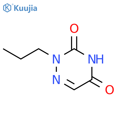 2-propyl-1,2,4-triazine-3,5-dione structure