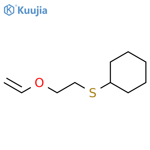 Cyclohexane, [[2-(ethenyloxy)ethyl]thio]- structure