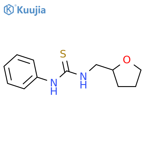 1-((tetrahydrofuran-2-yl)methyl)-3-phenylthiourea structure