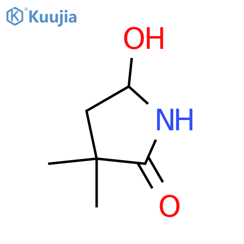 5-hydroxy-3,3-dimethyl-2-Pyrrolidinone structure