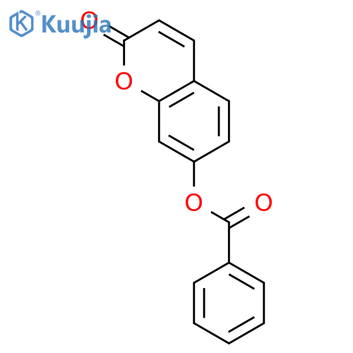 2-oxo-2H-chromen-7-yl benzoate structure