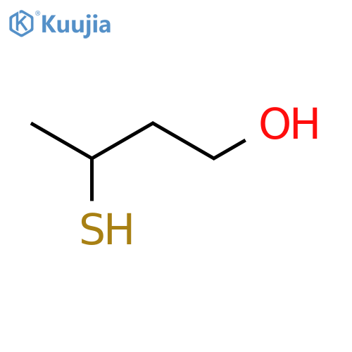 3-sulfanylbutan-1-ol structure
