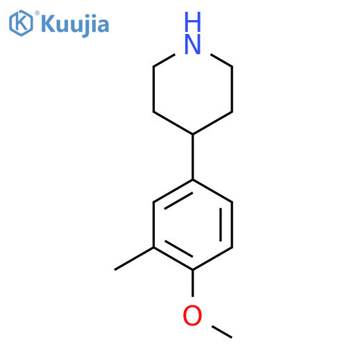 4-(4-Methoxy-3-methylphenyl)piperidine structure