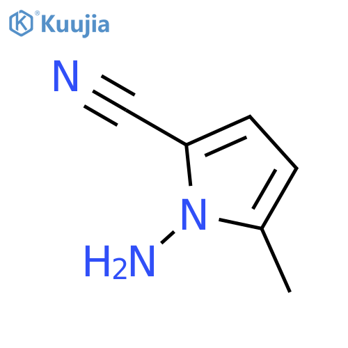 1-amino-5-methyl-1H-Pyrrole-2-carbonitrile structure