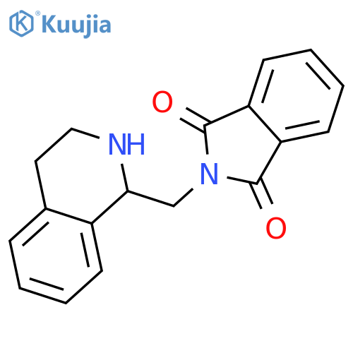 2-(1,2,3,4-tetrahydroisoquinolin-1-yl)methyl-2,3-dihydro-1H-isoindole-1,3-dione structure