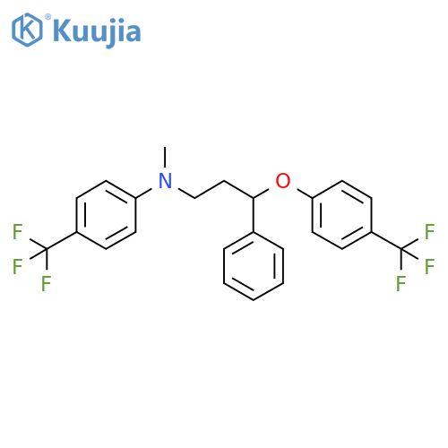 N-Methyl-N-(3-phenyl-3-(4-(trifluoromethyl)phenoxy)propyl)-4-(trifluoromethyl)aniline structure