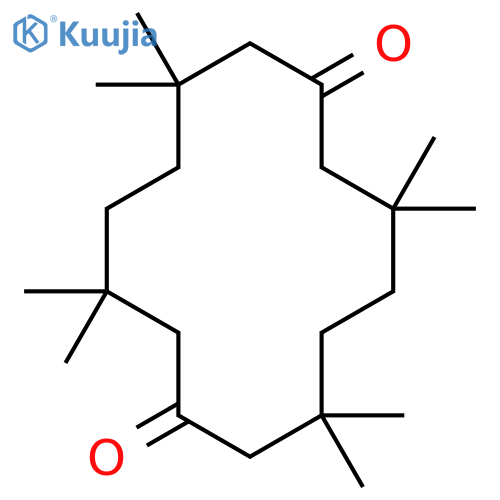3,3,6,6,10,10,13,13-octamethylcyclotetracane-1,8-dione structure