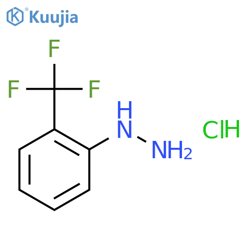 2-(Trifluoromethyl)phenylhydrazine hydrochloride structure