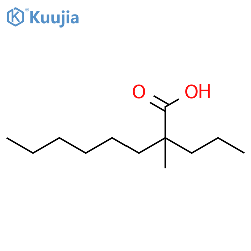 2-methyl-2-propyloctanoic acid structure