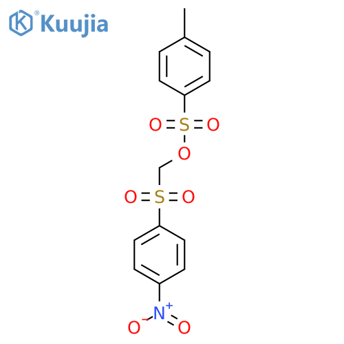 [(4-Nitrophenyl)sulfonyl]methyl 4-methylbenzenesulfonate structure