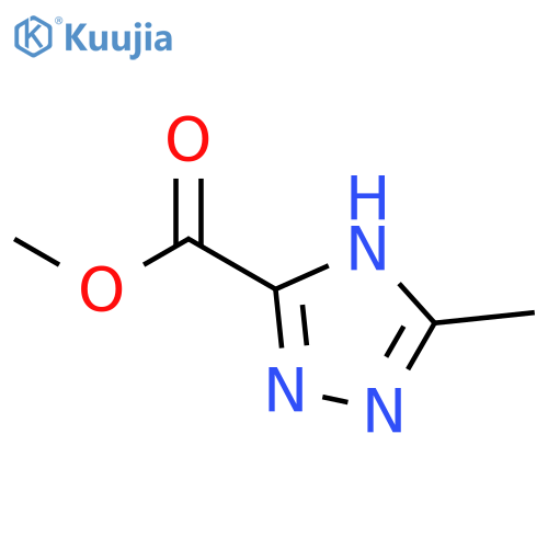 1H-1,2,4-Triazole-3-carboxylic acid, 5-methyl-, methyl ester structure