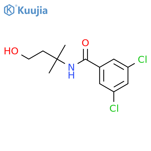 Benzamide,3,5-dichloro-N-(3-hydroxy-1,1-dimethylpropyl)- structure