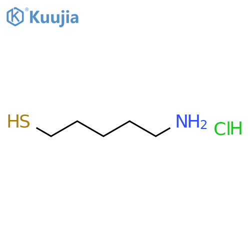 5-aminopentane-1-thiol hydrochloride structure