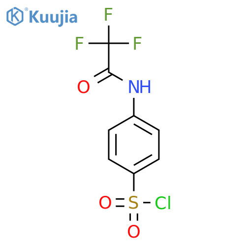 4-(Trifluoroacetamido)benzene-1-sulfonyl Chloride structure