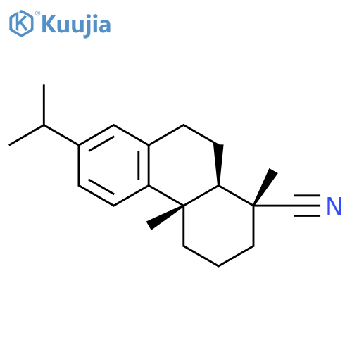 1-Phenanthrenecarbonitrile,1,2,3,4,4a,9,10,10a-octahydro-1,4a-dimethyl-7-(1-methylethyl)-, (1R,4aS,10aR)- structure