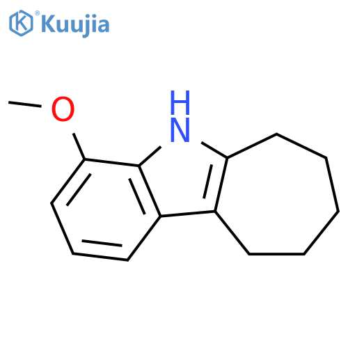 Cyclohept[b]indole, 5,6,7,8,9,10-hexahydro-4-methoxy- structure