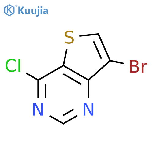 7-Bromo-4-chlorothieno[3,2-d]pyrimidine structure