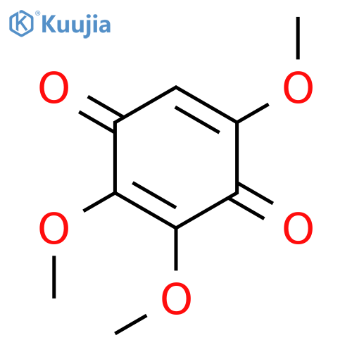 2,3,5-trimethoxycyclohexa-2,5-diene-1,4-dione structure