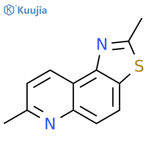Thiazolo[4,5-f]quinoline,2,7-dimethyl- structure