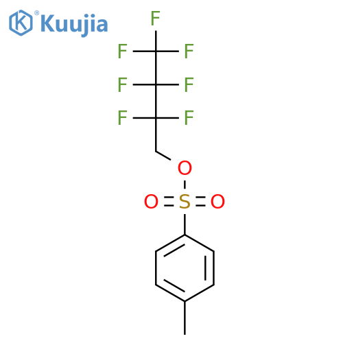 1-Butanol,2,2,3,3,4,4,4-heptafluoro-, 1-(4-methylbenzenesulfonate) structure