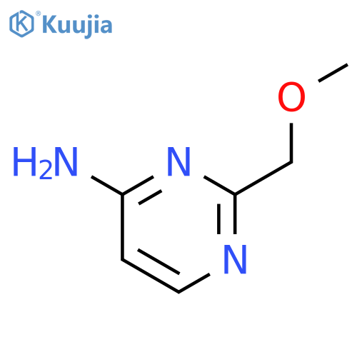 2-(Methoxymethyl)pyrimidin-4-amine structure