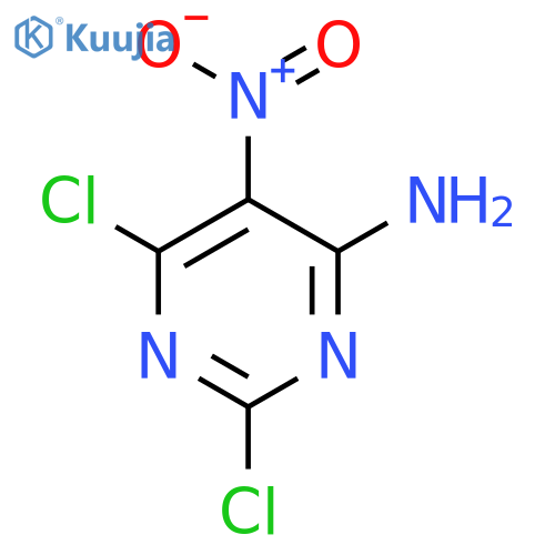 2,6-Dichloro-5-nitropyrimidin-4-amine structure