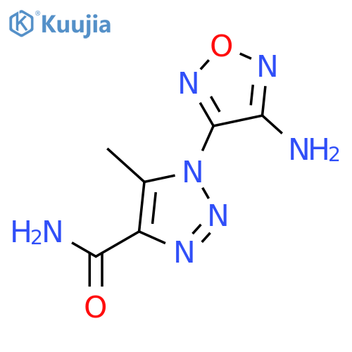 1-(4-Amino-1,2,5-oxadiazol-3-yl)-5-methyl-1H-1,2,3-triazole-4-carboxamide structure