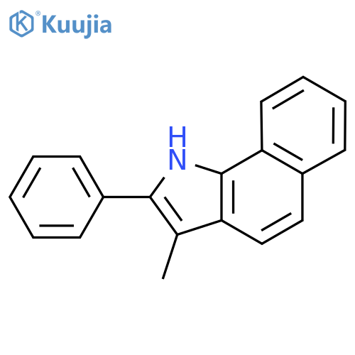 3-Methyl-2-phenyl-1H-benzo[G]indole structure