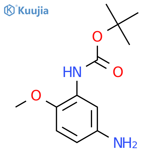(5-Amino-2-methoxyphenyl)carbamic Acid tert-Butyl Ester structure