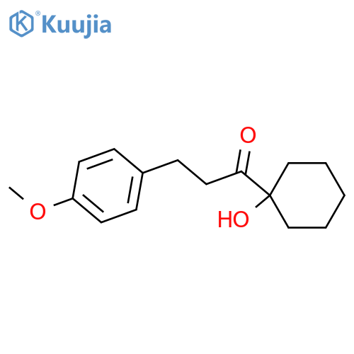 1-(1-Hydroxycyclohexyl)-3-(4-methoxyphenyl)propan-1-one structure
