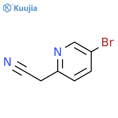 2-(5-Bromopyridin-2-yl)acetonitrile structure