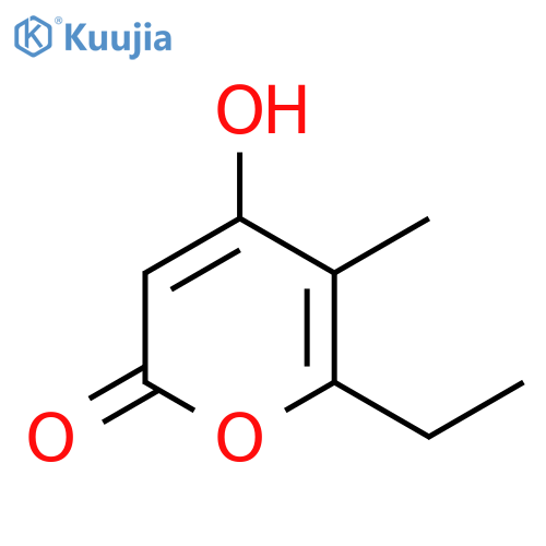 6-Ethyl-4-hydroxy-5-methyl-2H-pyran-2-one structure