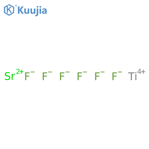 Titanate(2-),hexafluoro-, strontium (1:1), (OC-6-11)- structure