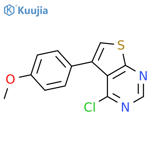 4-chloro-5-(4-methoxyphenyl)thieno2,3-dpyrimidine structure