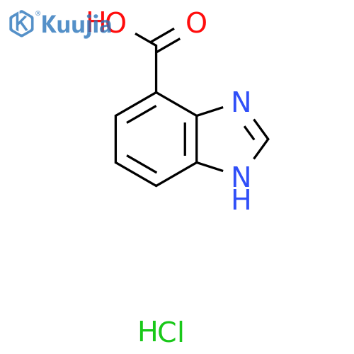4-Benzimidazole carboxylic Acid hydrochloride structure
