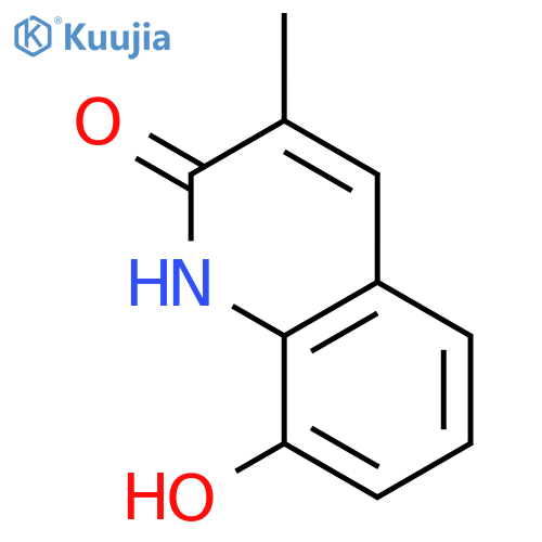 8-hydroxy-3-methyl-1H-quinolin-2-one structure