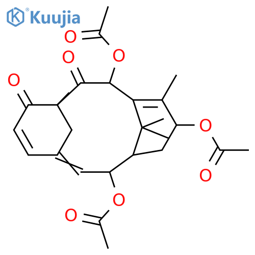 2(3→20)-Abeo-2,10,13-trihydroxy-4(20),5,11-taxatriene-7,9-dione; (2α,10β,13α)-form, Tri-Ac structure