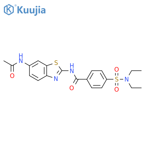 4-(diethylsulfamoyl)-N-(6-acetamido-1,3-benzothiazol-2-yl)benzamide structure