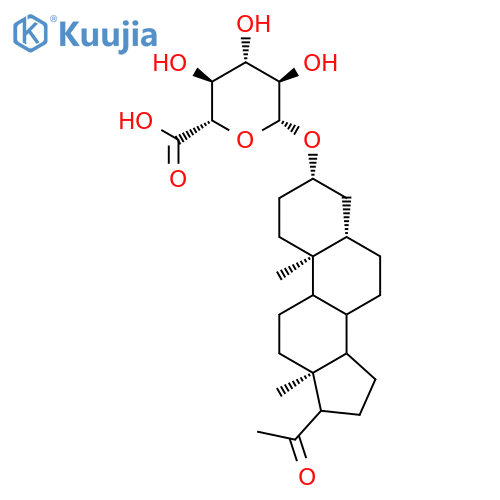 (3a)-Allopregnanolone 3-b-D-Glucuronide structure