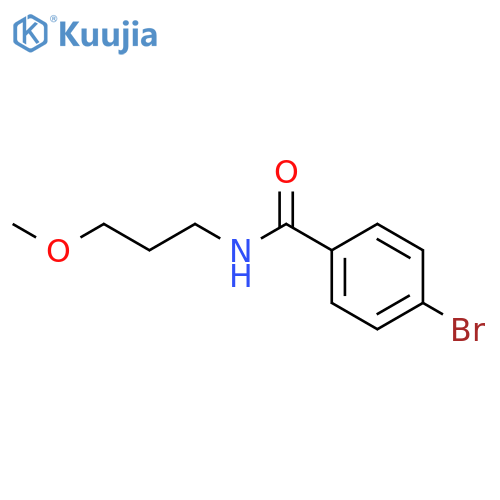 4-Bromo-n-(3-methoxypropyl)benzamide structure