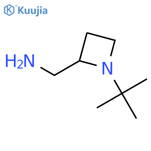 (1-tert-butylazetidin-2-yl)methanamine structure